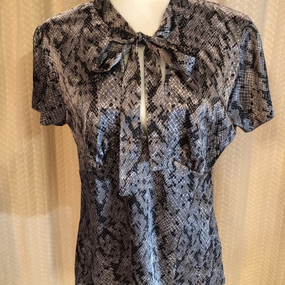 Women’s blouse, snake print sz Lg